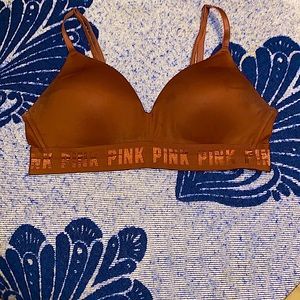 VS PINK Wireless Bra |Brown Sz 36B|